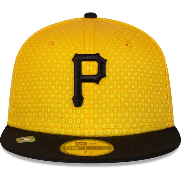 NEW Pittsburgh Pirates City Connect 59FIFTY 7 1/4 Fitted Hat New Era Black/Gold - Picture 2 of 6